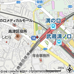 川崎老人施設紹介ステーション周辺の地図