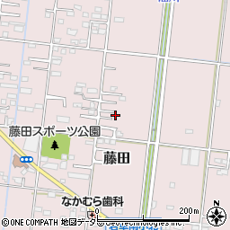 山梨県南アルプス市藤田1545-3周辺の地図