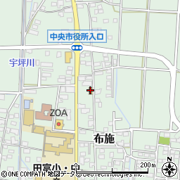 ファミリーマート田富布施店周辺の地図