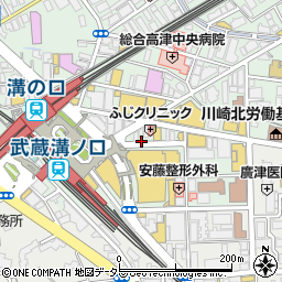 ハイフキヤドラッグ　溝ノ口駅前店周辺の地図