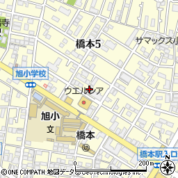 水道修理の救急車相模原橋本店周辺の地図