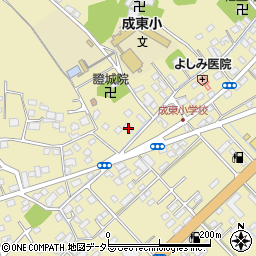 千葉県山武市成東2337-1周辺の地図