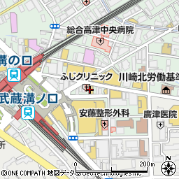 ジュエリーツツミ溝の口店周辺の地図