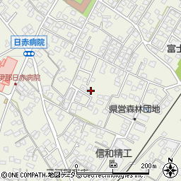 長野県松川町（下伊那郡）元大島周辺の地図