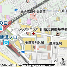 れんげ食堂 Toshu 溝の口店周辺の地図