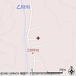 岐阜県美濃市乙狩1225周辺の地図