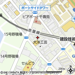 ヤマト運輸千葉港支店宅急便センター周辺の地図
