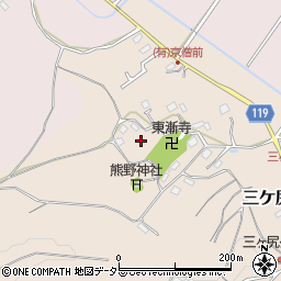 千葉県東金市三ケ尻315周辺の地図