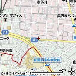 メゾン田園調布周辺の地図