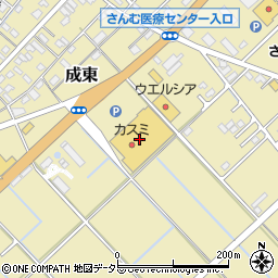 レクスタ（ＲＥＸＴＡ）成東店周辺の地図
