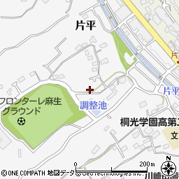 神奈川県川崎市麻生区片平1548周辺の地図