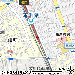 千葉県千葉市中央区港町26周辺の地図
