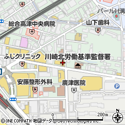 湘南ゼミナール　個別指導コース・溝の口周辺の地図