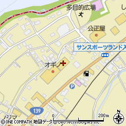 ダイソー都留田野倉店周辺の地図