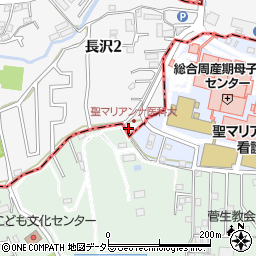 フレックス長沢周辺の地図