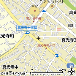 ワークマンプラス町田真光寺店周辺の地図