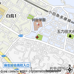 五力田中村通公園周辺の地図