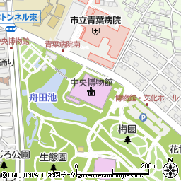 千葉県立中央博物館周辺の地図