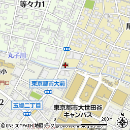 尾山台ナザレン幼稚園周辺の地図
