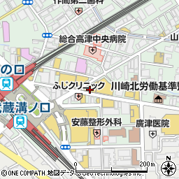 コート・ダジュール 溝の口店周辺の地図