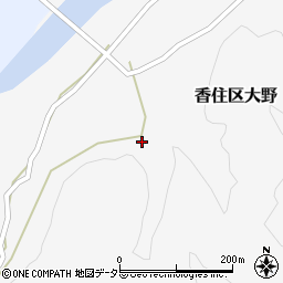 兵庫県美方郡香美町香住区大野348周辺の地図