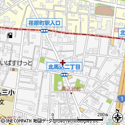 さわやか信用金庫北馬込支店周辺の地図