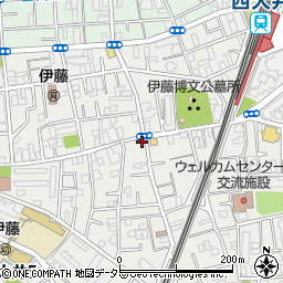 西大井松屋周辺の地図