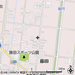 山梨県南アルプス市藤田1527周辺の地図