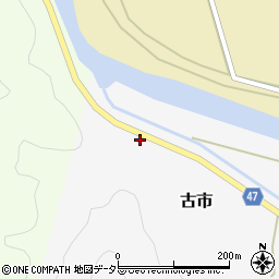 兵庫県美方郡新温泉町古市460周辺の地図
