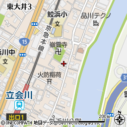 東京都品川区東大井2丁目周辺の地図
