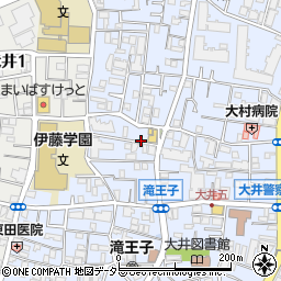 東京都品川区大井5丁目周辺の地図
