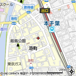 千葉県千葉市中央区港町15-5周辺の地図
