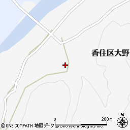 兵庫県美方郡香美町香住区大野353周辺の地図
