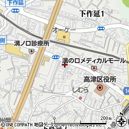 ビジュー溝ノ口店周辺の地図