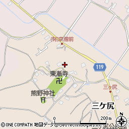 千葉県東金市三ケ尻276周辺の地図