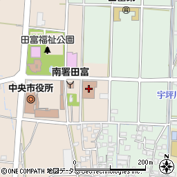田富郵便局周辺の地図