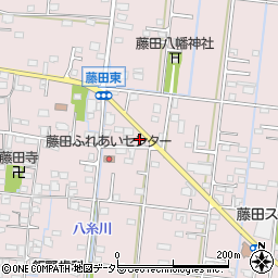 藤田簡易郵便局周辺の地図