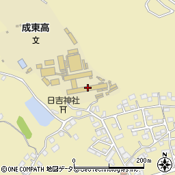 千葉県立成東高等学校周辺の地図