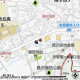 フジ薬局長沢店周辺の地図