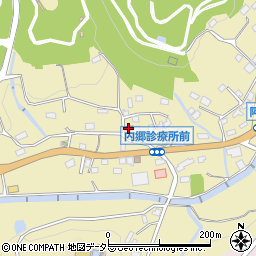阿津自治会館周辺の地図
