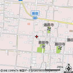 山梨県南アルプス市藤田400-4周辺の地図