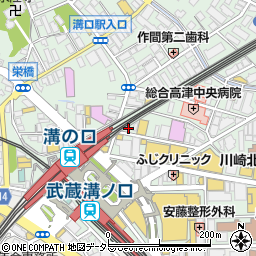 ミートカムイ 溝口店周辺の地図