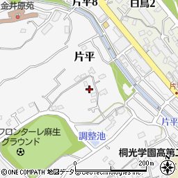 神奈川県川崎市麻生区片平1552周辺の地図