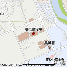 美浜町役場　住民環境課周辺の地図