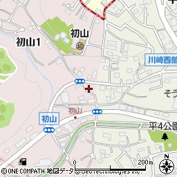 神奈川県川崎市宮前区初山1丁目18周辺の地図