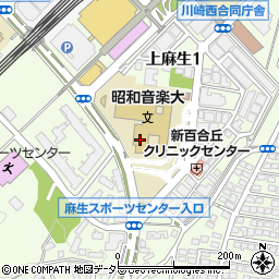 神奈川県川崎市麻生区上麻生1丁目11周辺の地図