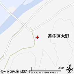 兵庫県美方郡香美町香住区大野389周辺の地図