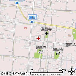 山梨県南アルプス市藤田337周辺の地図