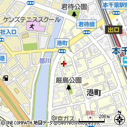 千葉県千葉市中央区港町9-11周辺の地図