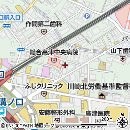 CONA 溝口店周辺の地図